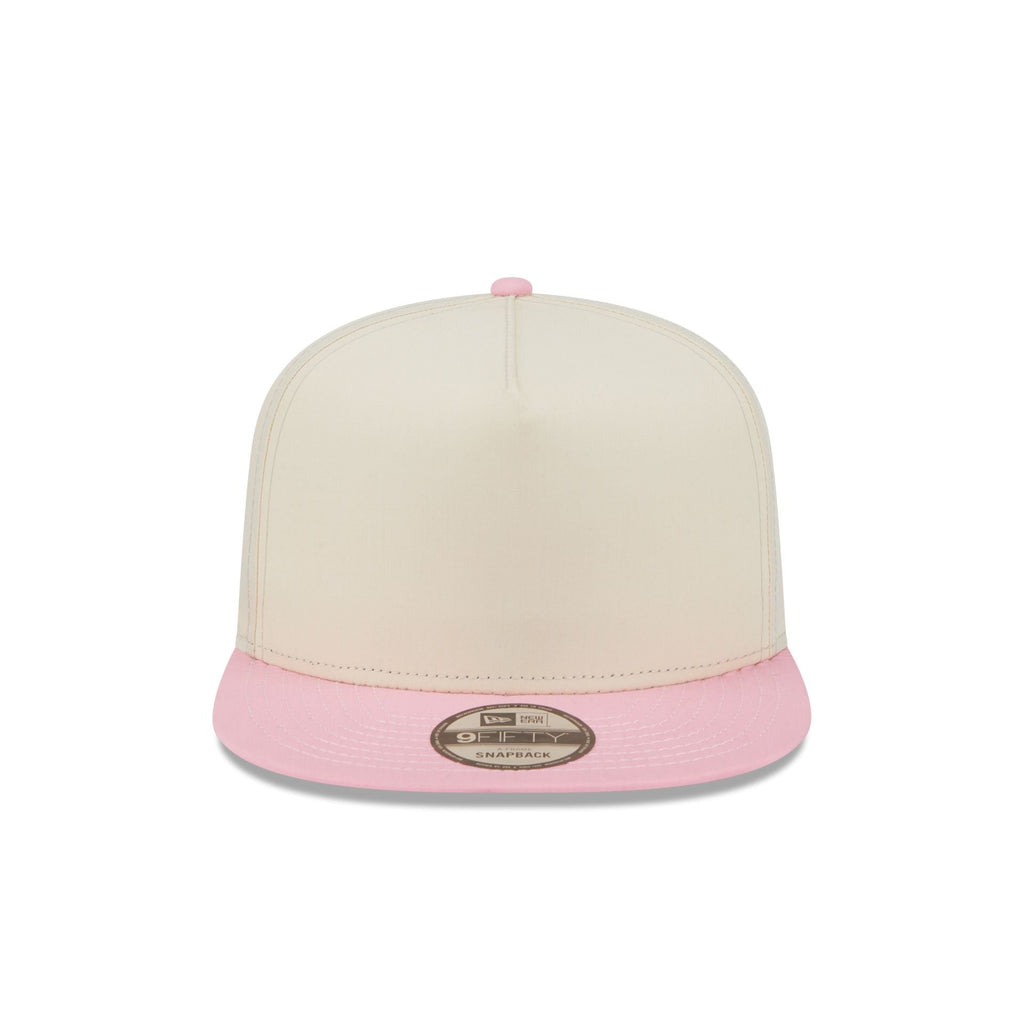 New Era Cap Cotton Nylon Pink Visor 9FIFTY A-Frame Snapback Hat