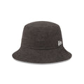 New Era Cap Washed Twill Black Bucket Hat