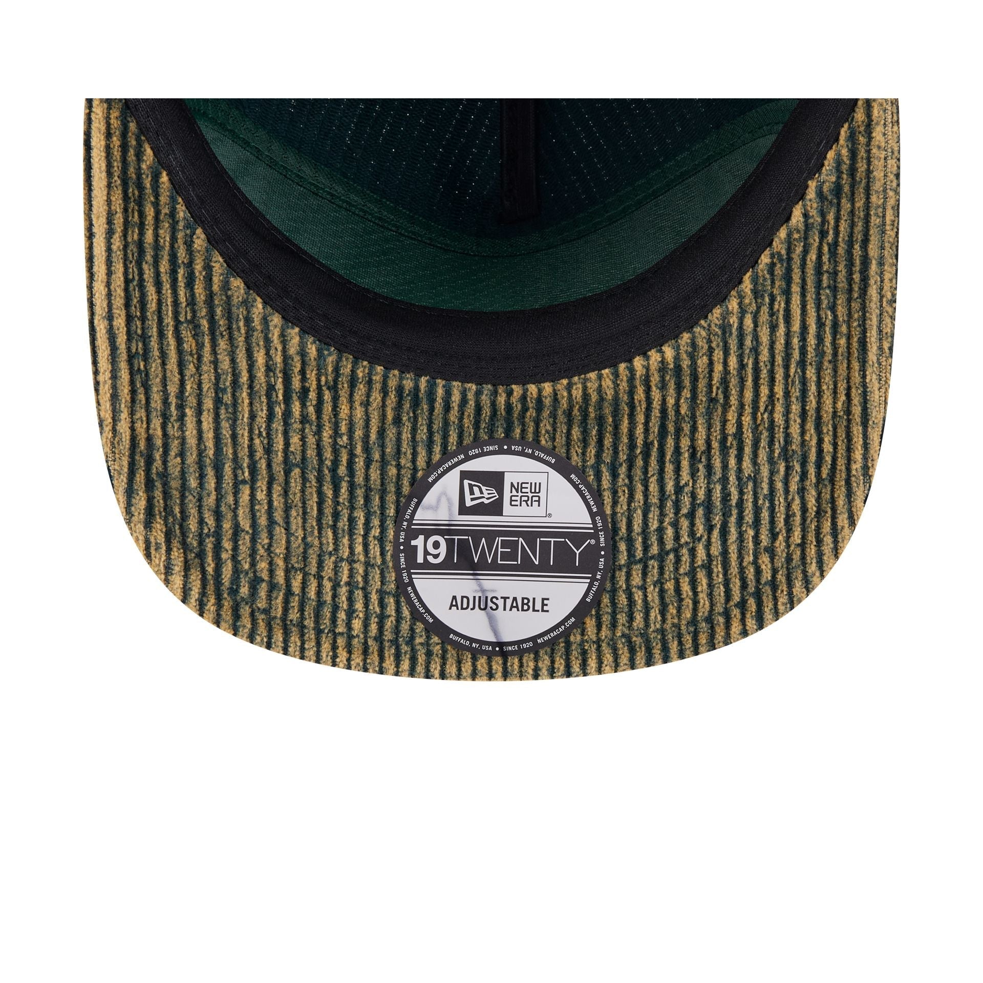 New Era Cap Washed Corduroy Cilantro Green 19TWENTY Adjustable Hat