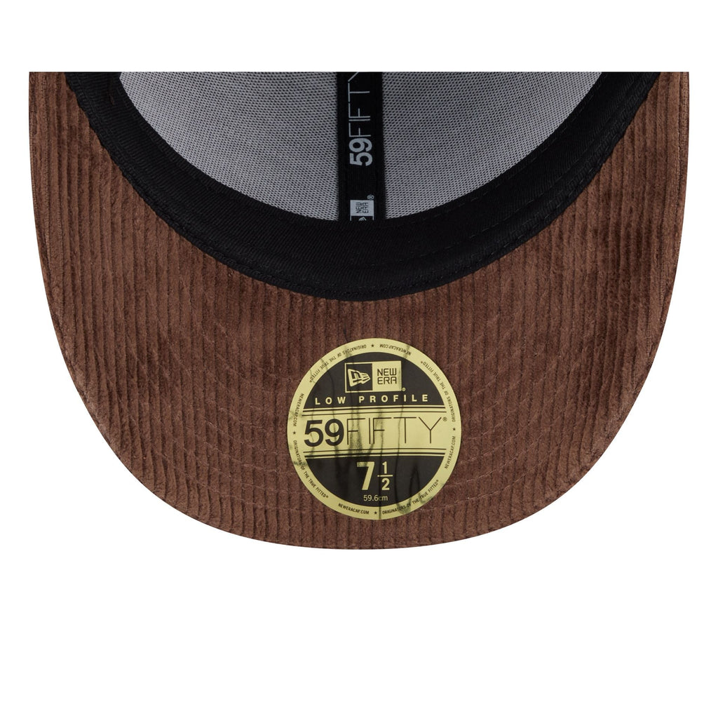 New Era Cap Corduroy Brown Low Profile 59FIFTY Fitted Hat