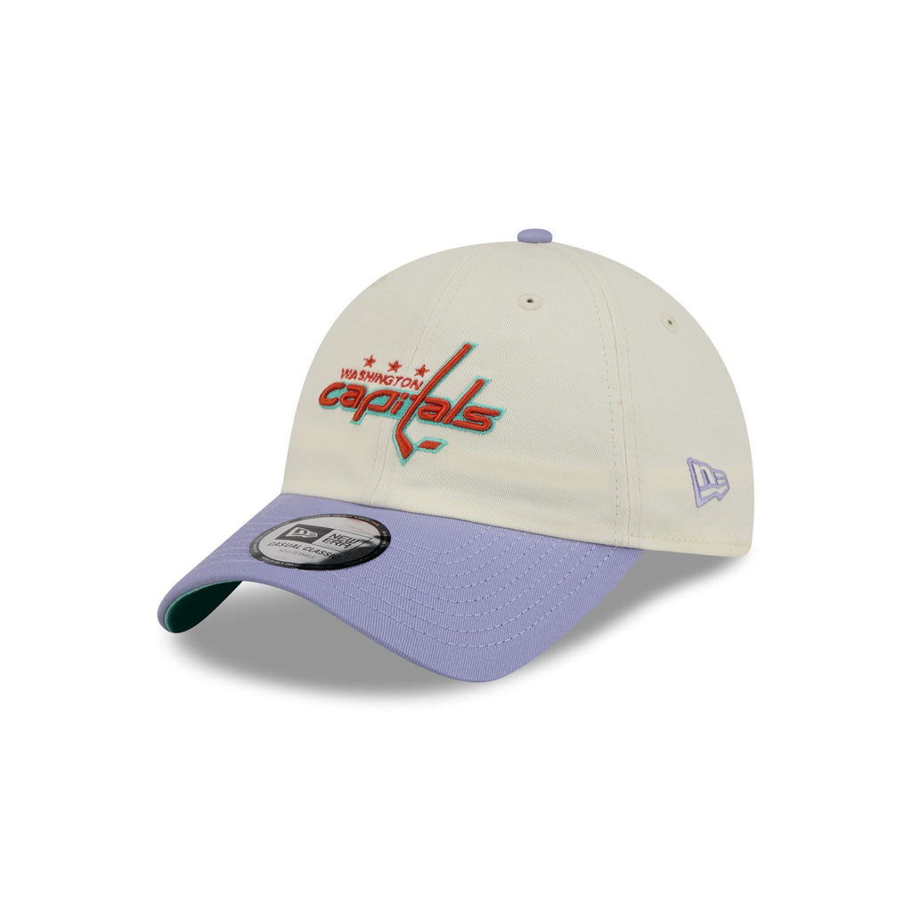 Washington Capitals Lavender Flowers Casual Classic Adjustable Hat