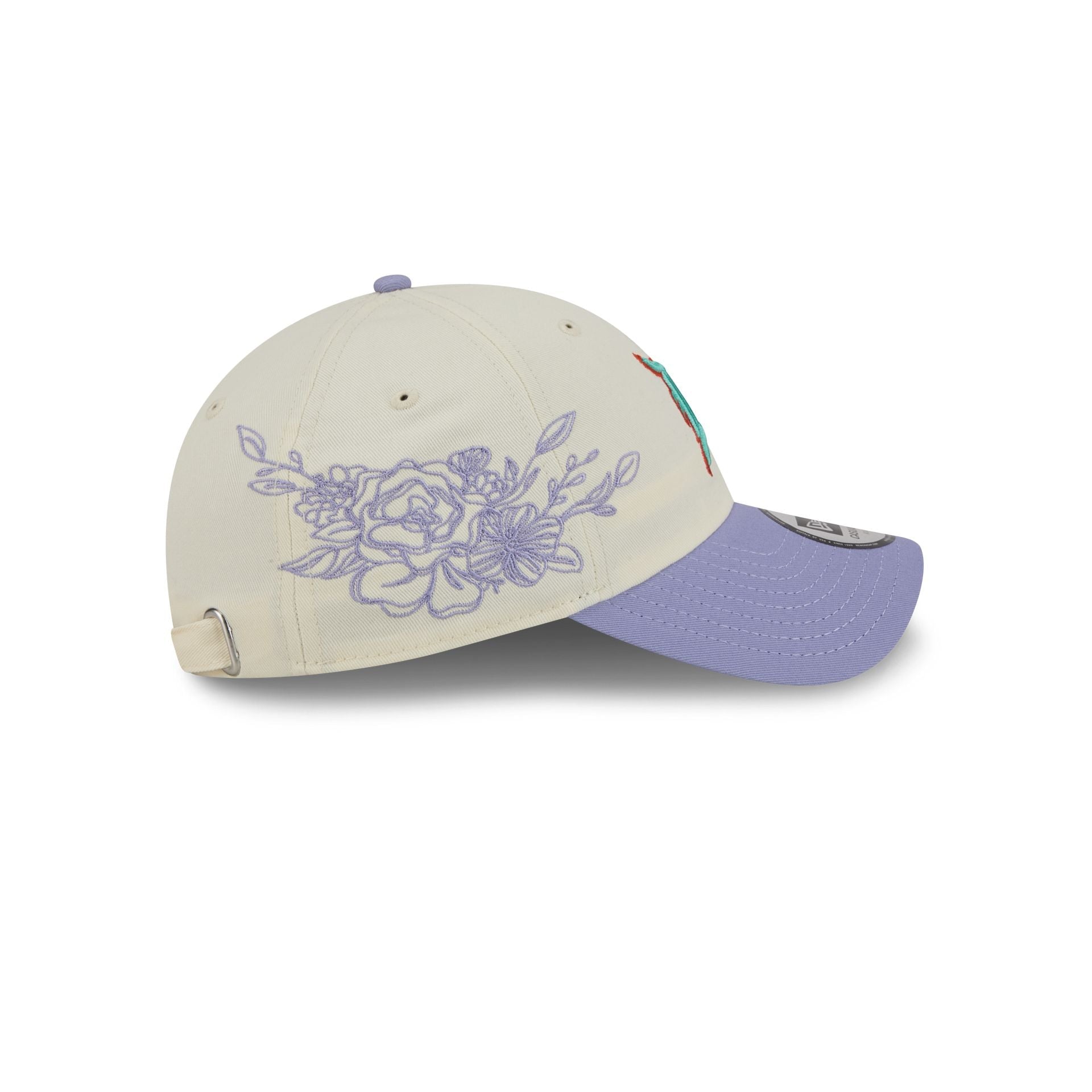 Detroit Tigers Lavender Flowers Casual Classic Adjustable Hat