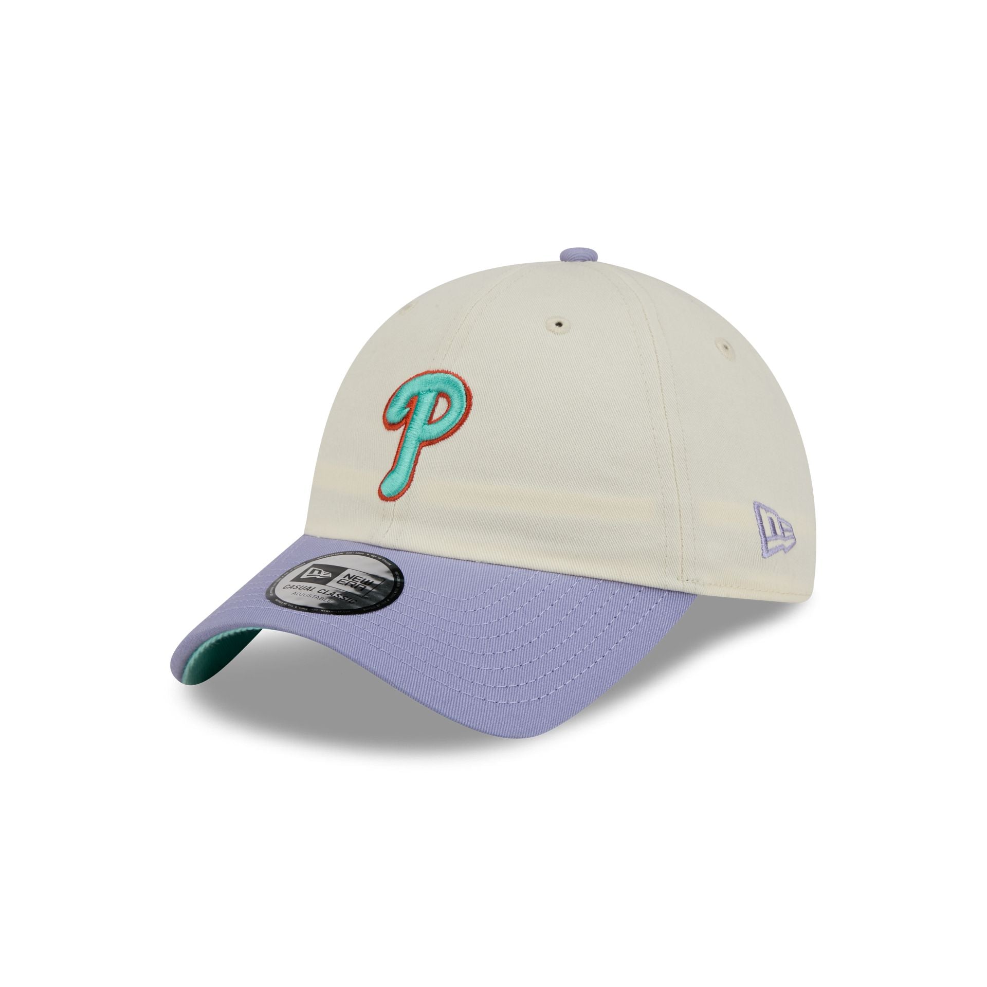 Philadelphia Phillies Lavender Flowers Casual Classic Adjustable Hat