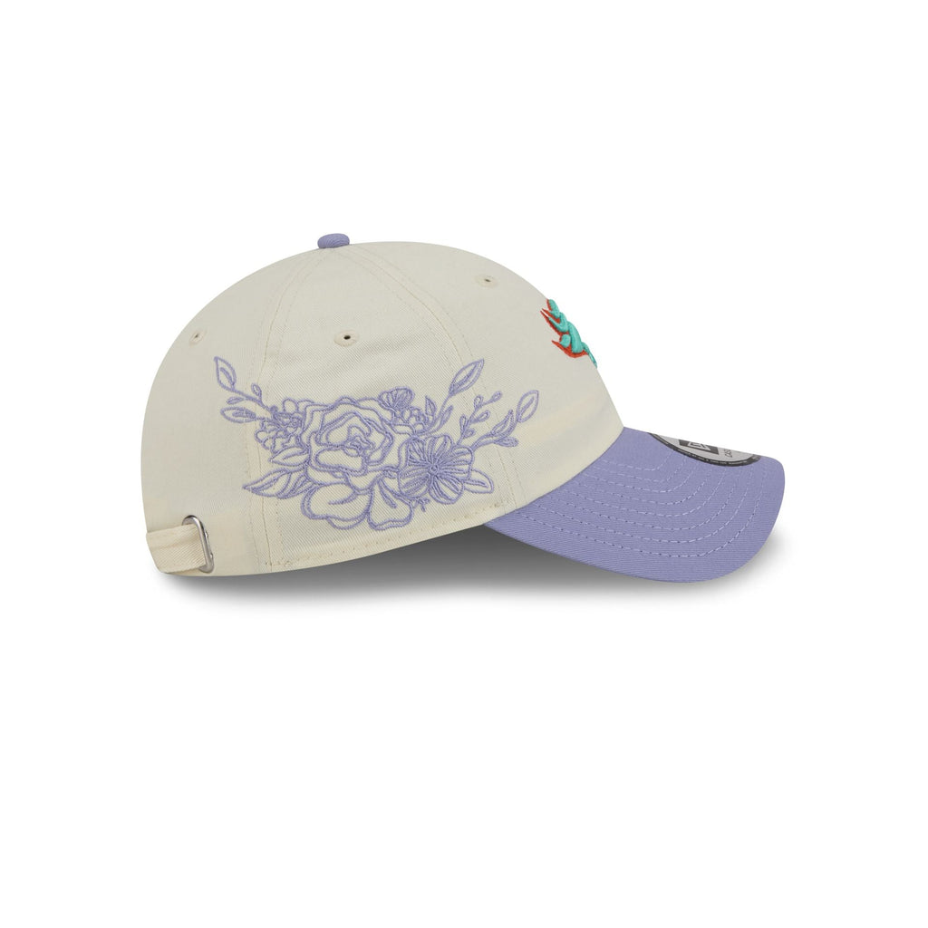 Denver Broncos Lavender Flowers Casual Classic Adjustable Hat