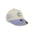 Chicago Cubs Lavender Flowers Casual Classic Adjustable Hat