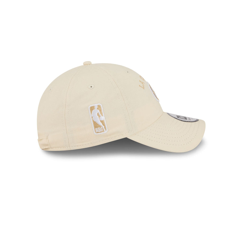 Los Angeles Clippers Team Logo Cream Casual Classic Adjustable Hat