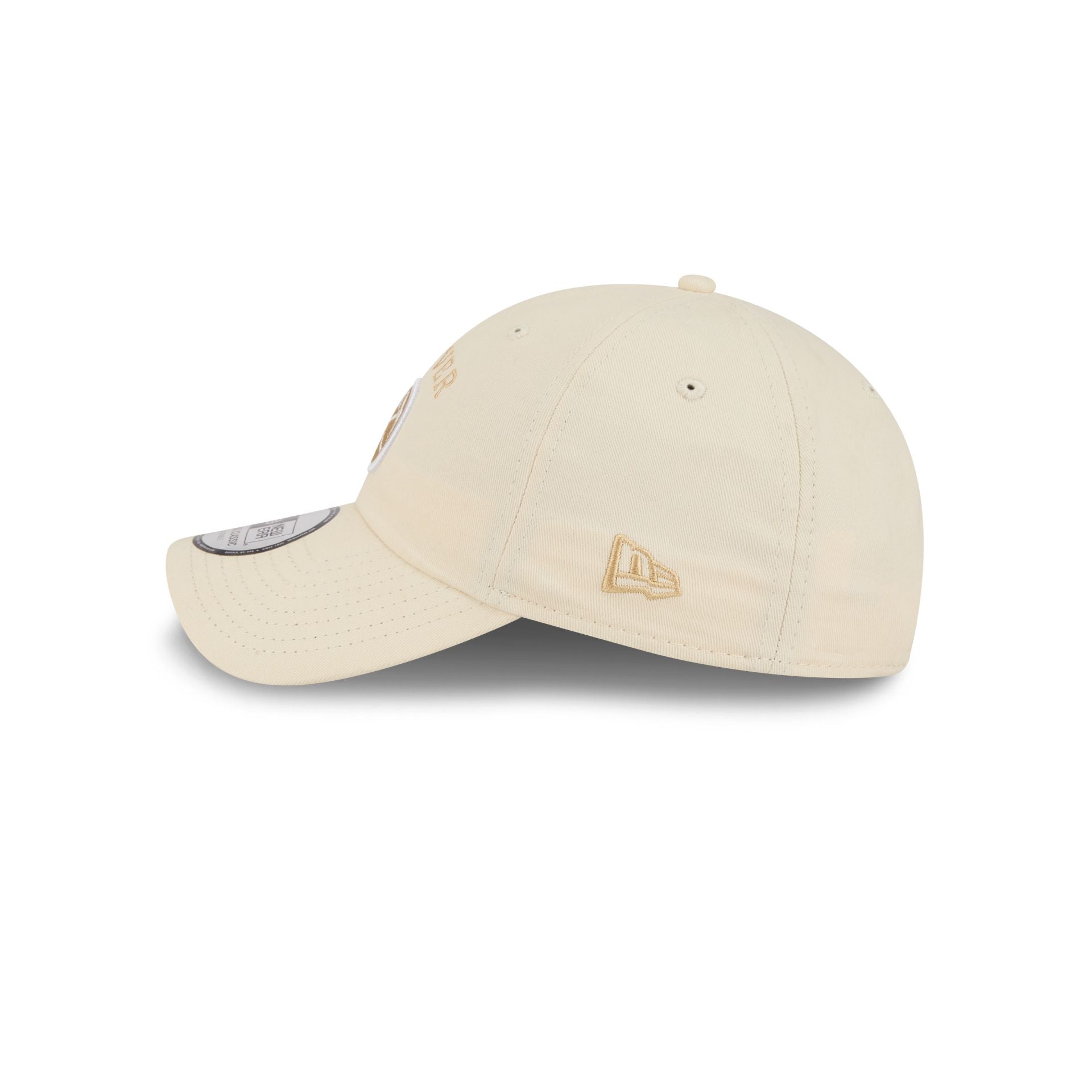 Denver Nuggets Team Logo Cream Casual Classic Adjustable Hat