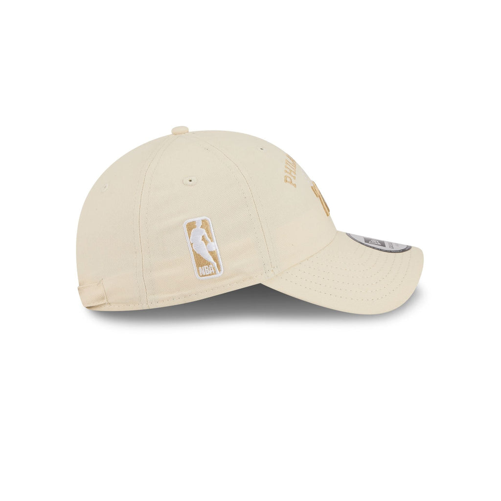 Philadelphia 76ers Team Logo Cream Casual Classic Adjustable Hat