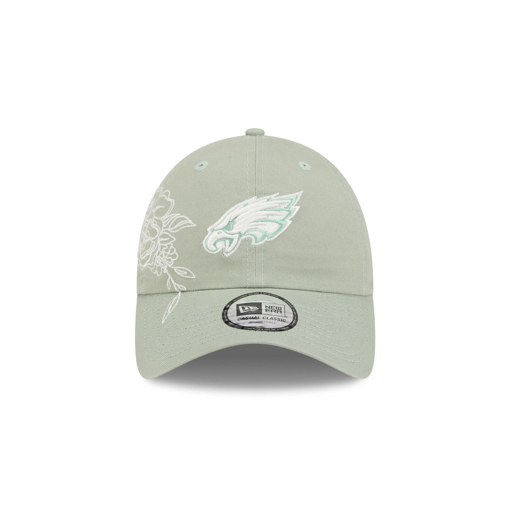 Philadelphia Eagles Stitched Flowers Casual Classic Adjustable Hat