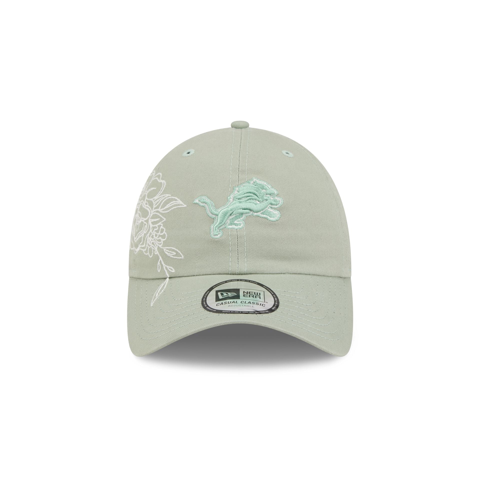 Detroit Lions Stitched Flowers Casual Classic Adjustable Hat