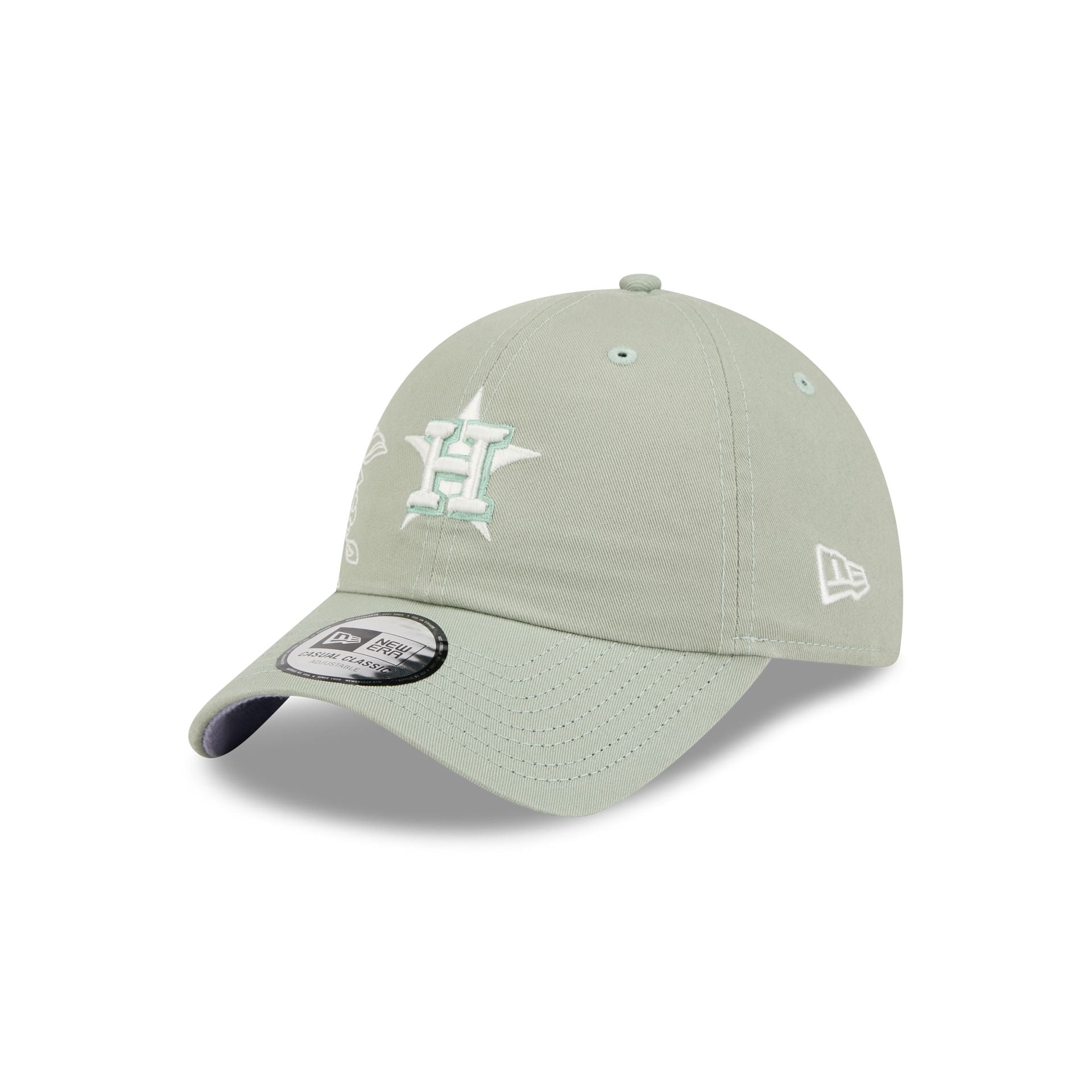 Houston Astros Stitched Flowers Casual Classic Adjustable Hat