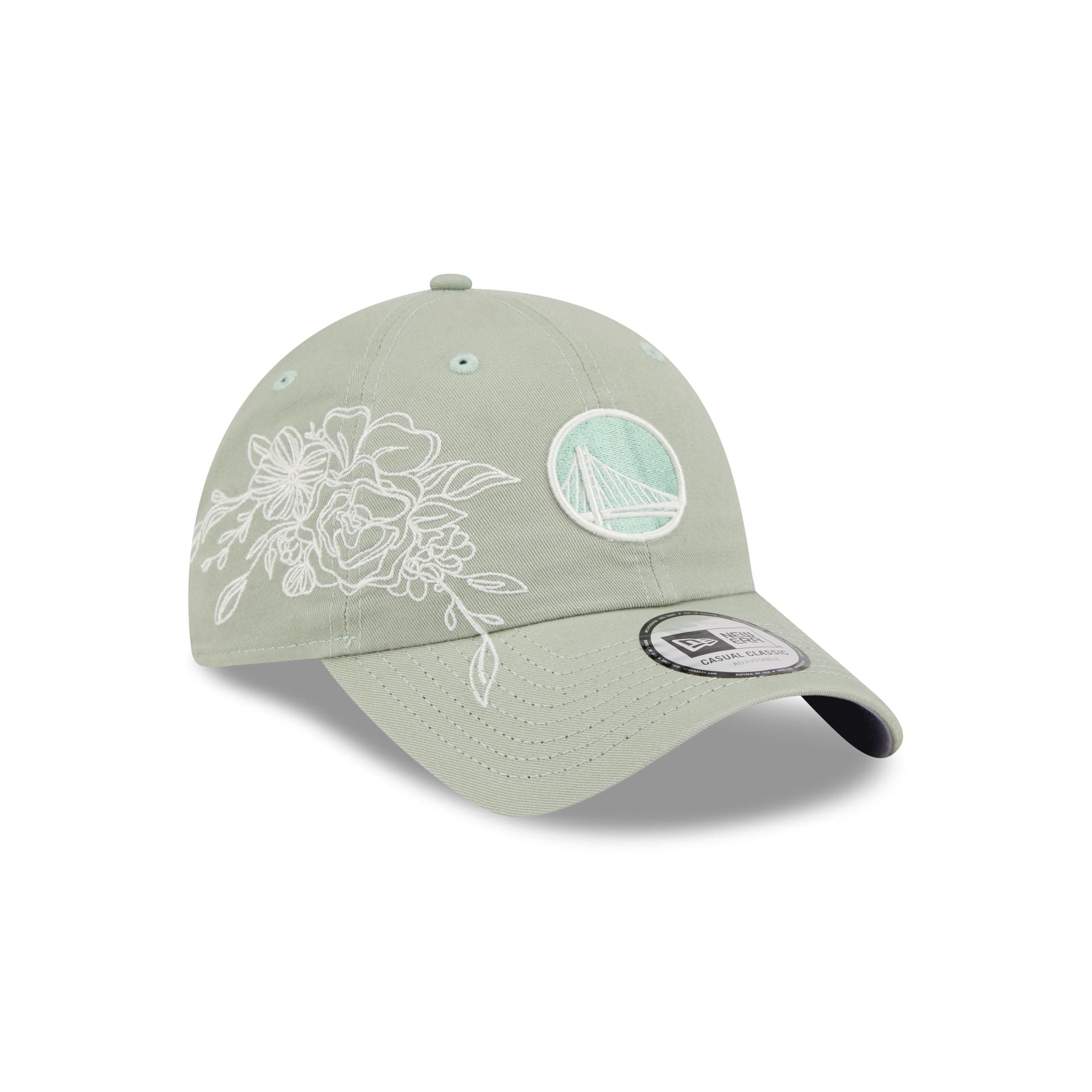 Golden State Warriors Stitched Flowers Casual Classic Adjustable Hat