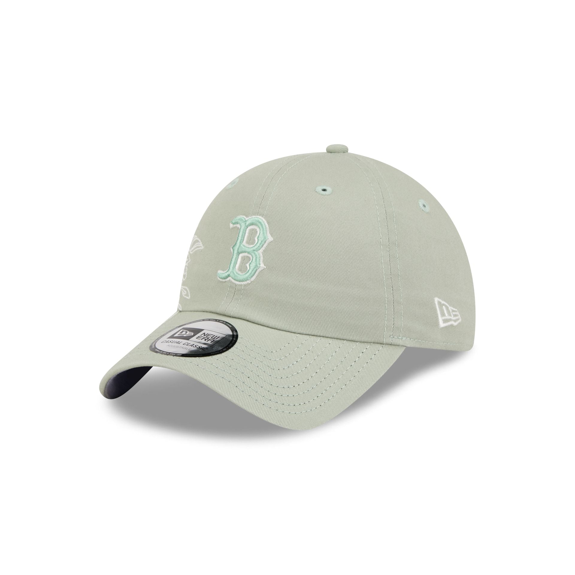 Boston Red Sox Stitched Flowers Casual Classic Adjustable Hat