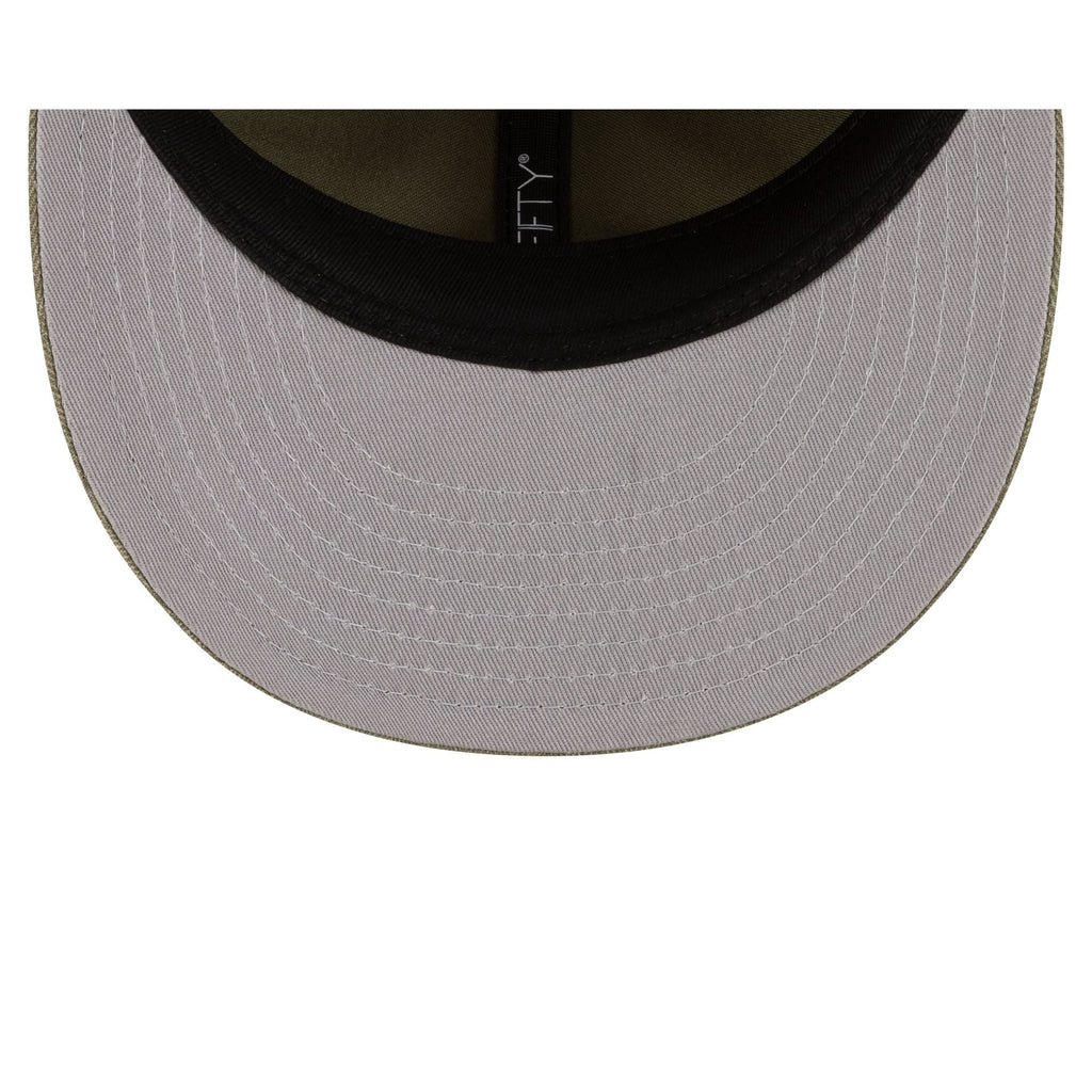 New Era Cap Herringbone New Olive Retro Crown 59FIFTY Fitted Hat