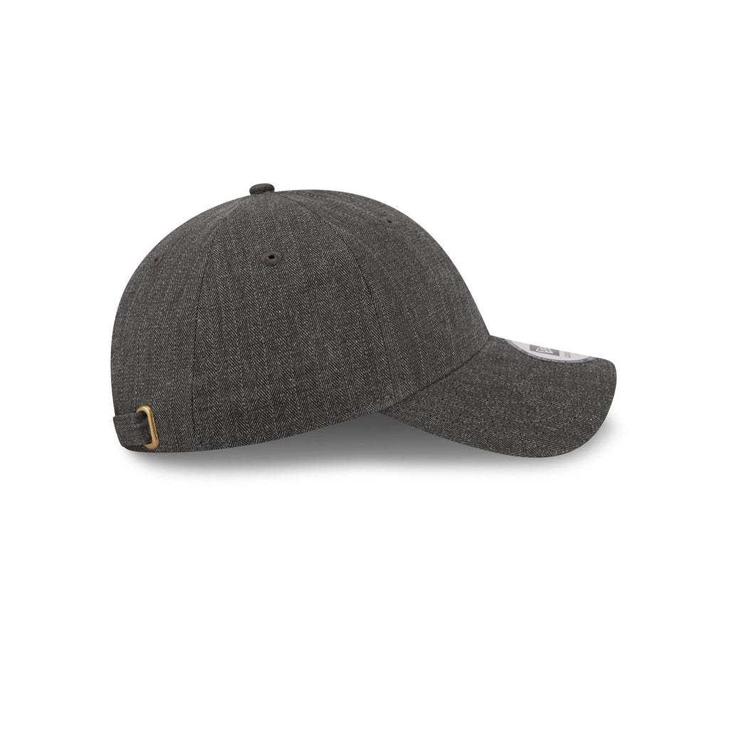 New Era Cap Herringbone Black Casual Classic Adjustable Hat