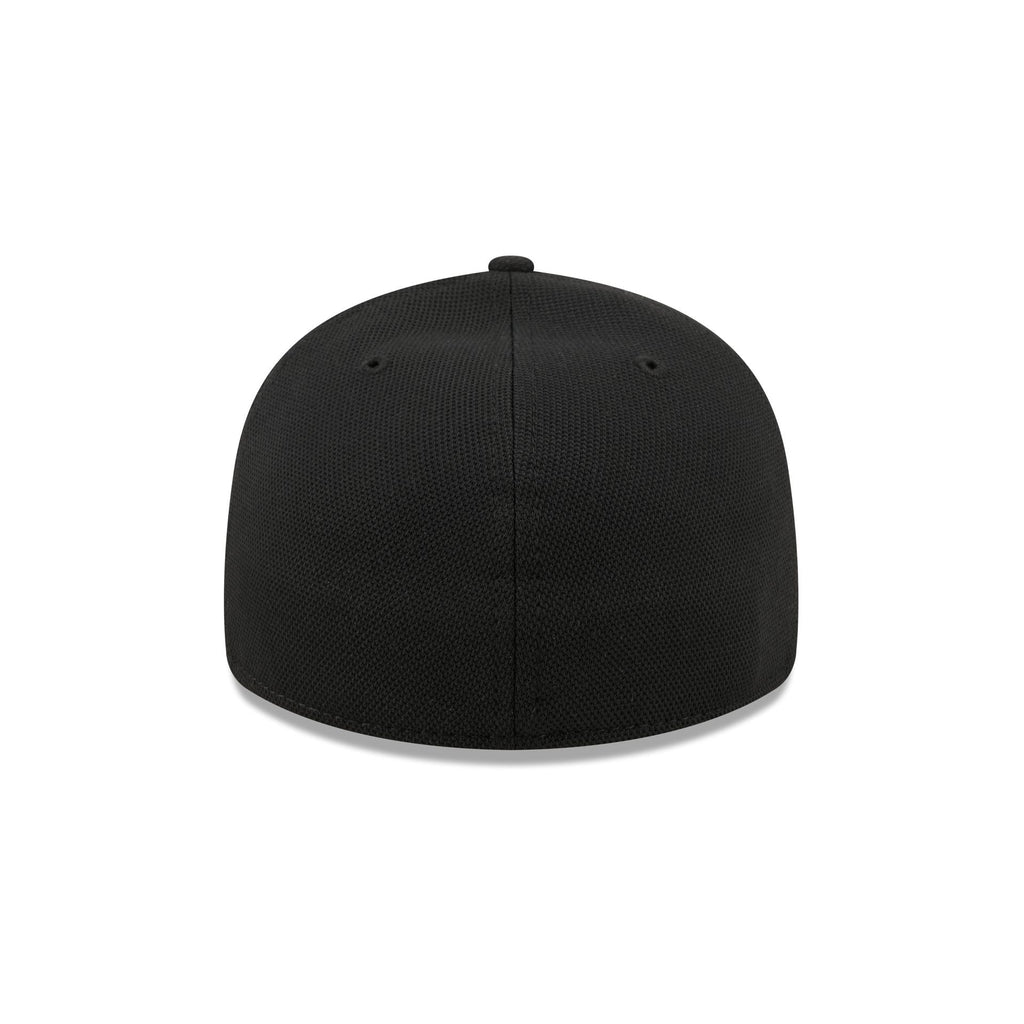 New Era Cap Black Cotton Low Profile 59FIFTY Fitted Hat