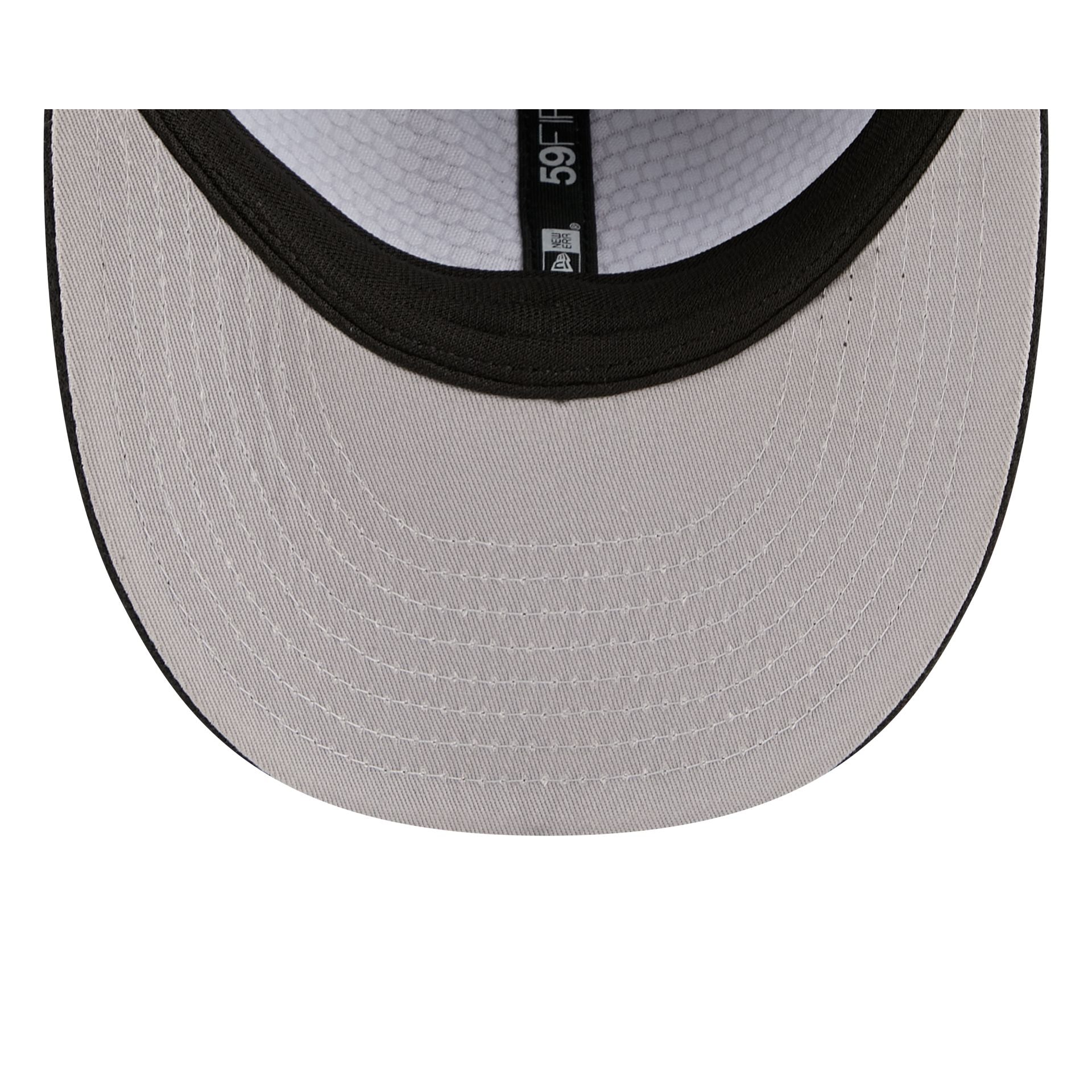New Era Cap Black Cotton Low Profile 59FIFTY Fitted Hat