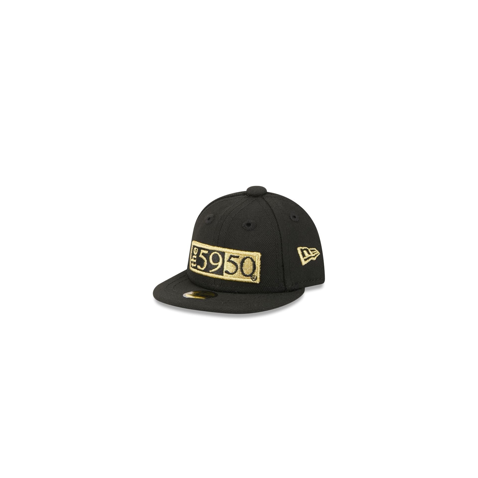 New Era Cap Gold Logo Mini 59FIFTY Fitted Hat
