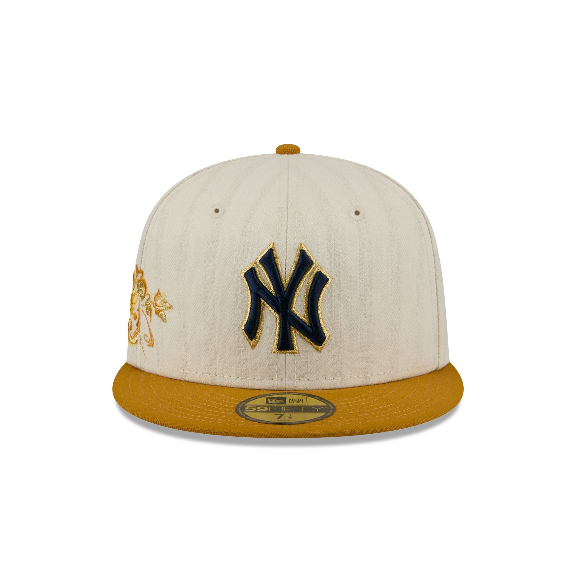 New York Yankees Chrome Herringbone 59FIFTY Fitted Hat