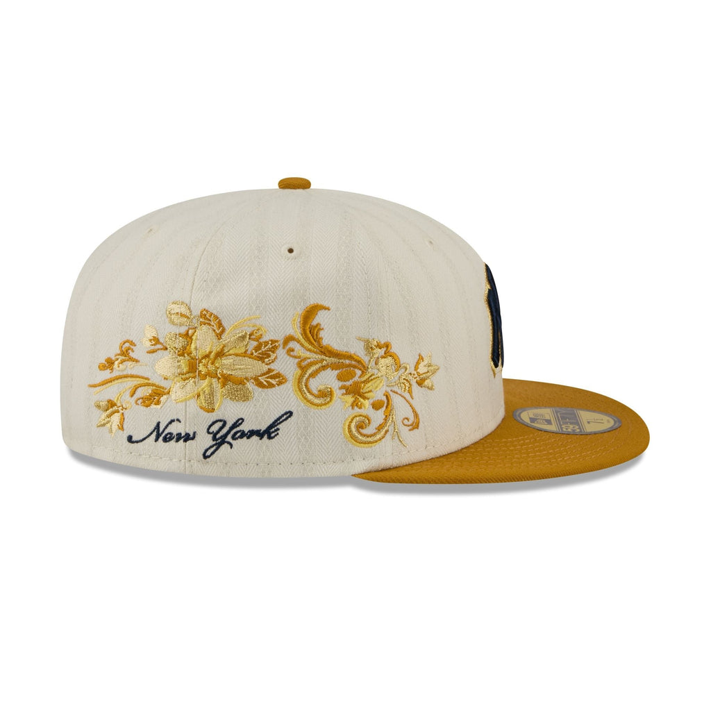 New York Yankees Chrome Herringbone 59FIFTY Fitted Hat