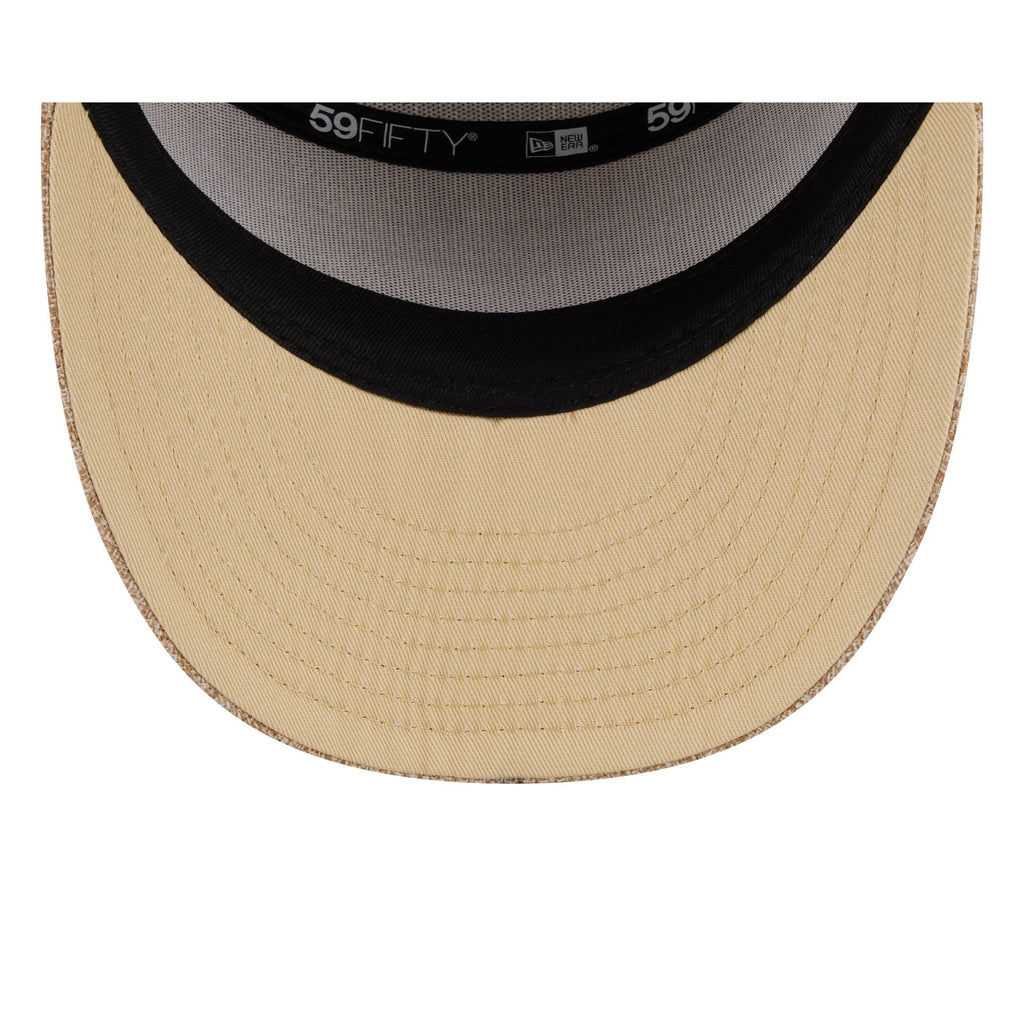 New Era Cap Bronze Tier Woven Split Panel 59FIFTY Fitted Hat