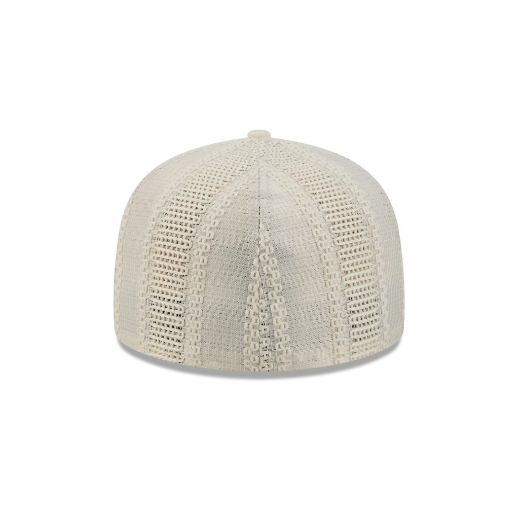New Era Cap Black Platinum Tier Chrome White Knit 59FIFTY Fitted Hat