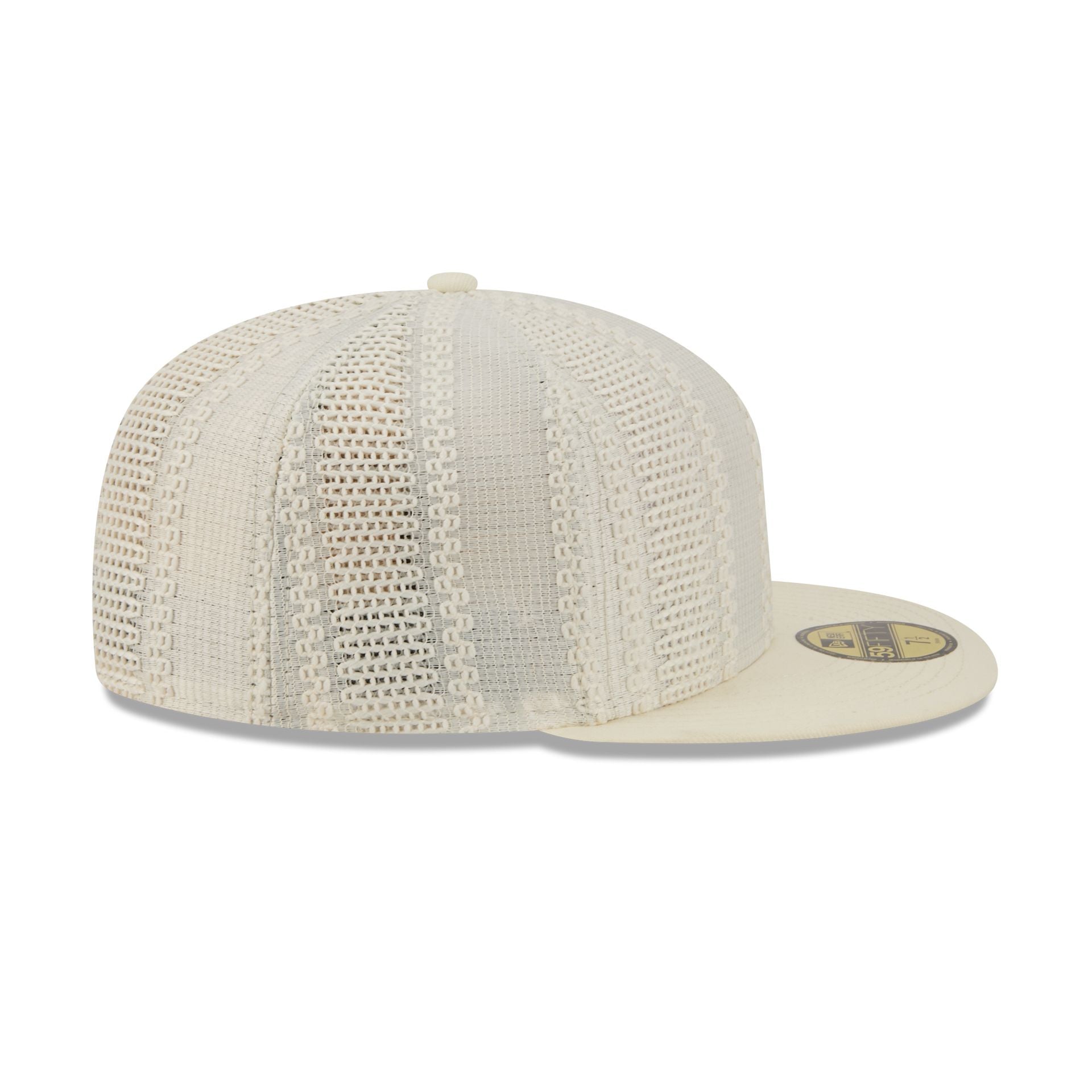 New Era Cap Black Platinum Tier Chrome White Knit 59FIFTY Fitted Hat