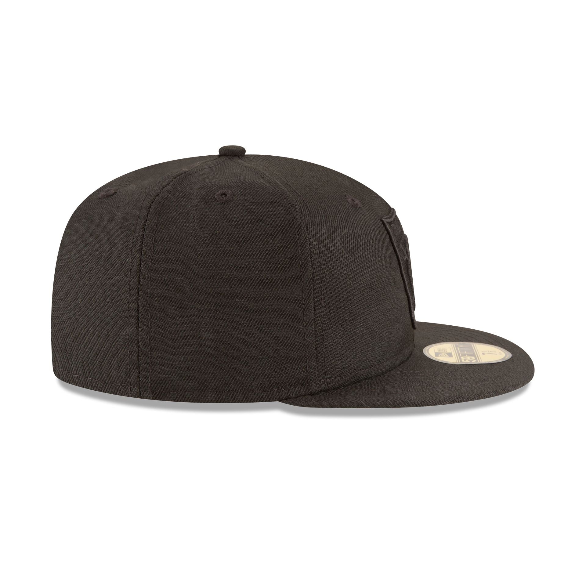 Las Vegas Raiders Black on Black 59FIFTY Fitted Hat