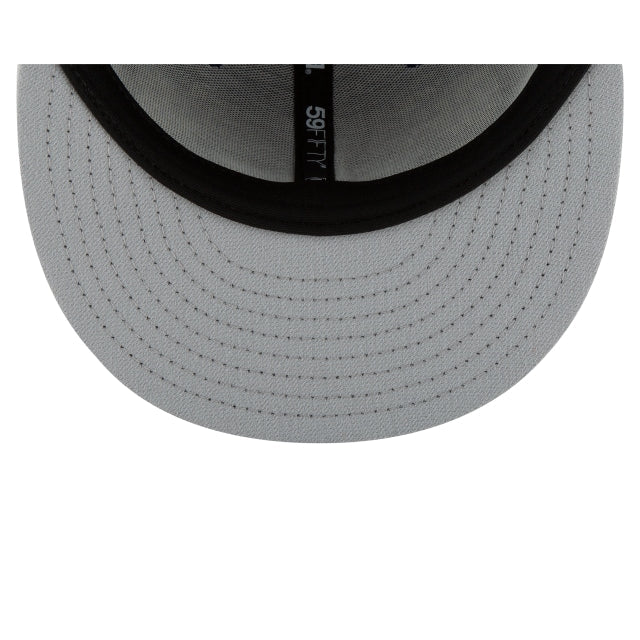 Chicago White Sox Black Outline 59FIFTY Fitted Hat