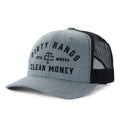 Troll Co. Catena "Dirty Hands Clean Money" Curved Brim Snapback Cap