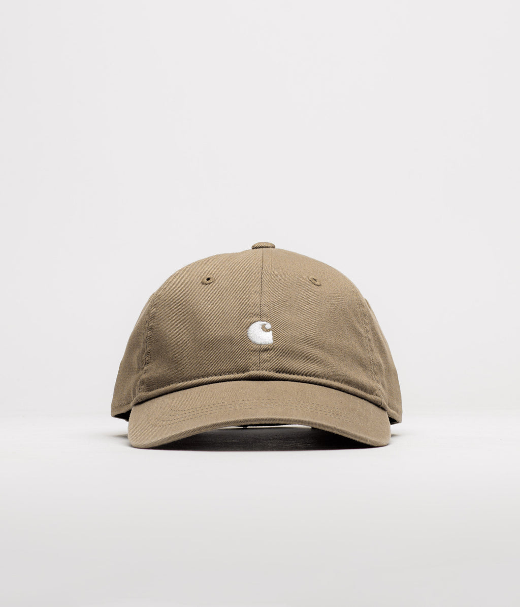 Carhartt Madison Logo Cap - Leather / White
