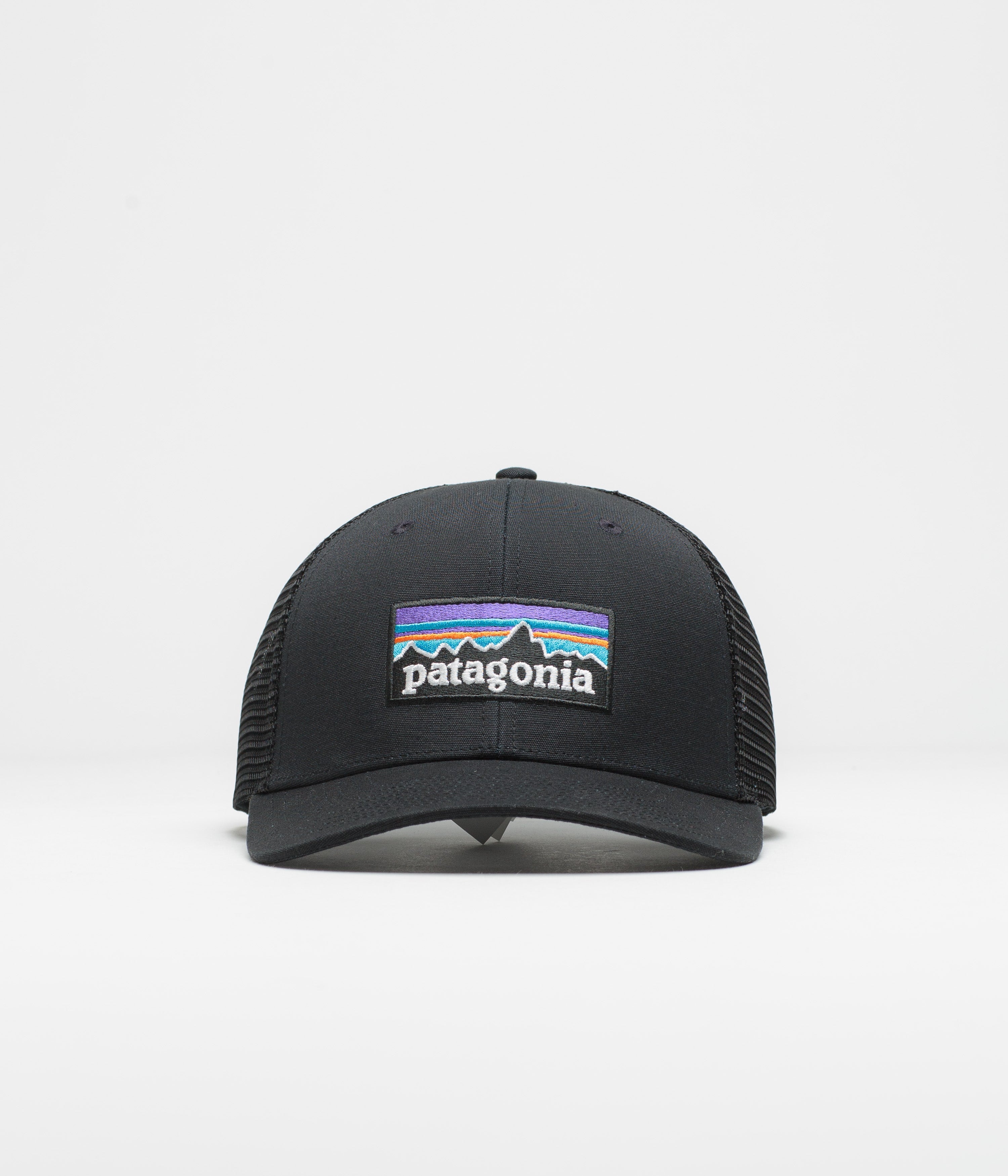 Patagonia P-6 Logo Trucker Cap - Black
